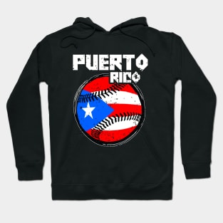 Puerto Rico 2024 Baseball Flag Pride PR Hoodie